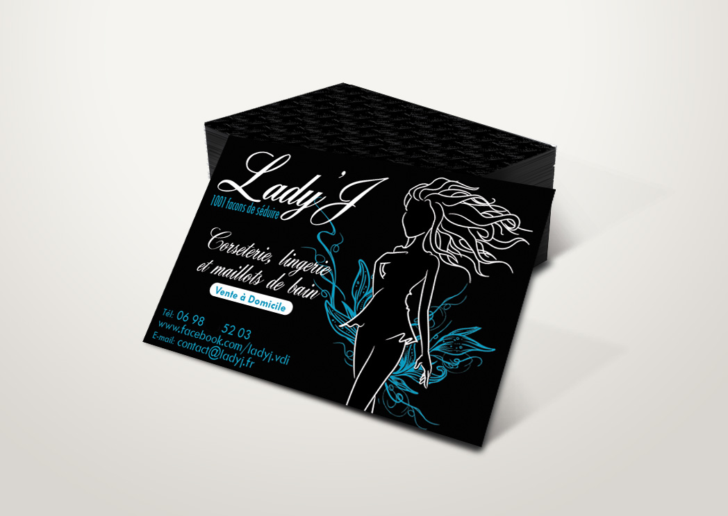 cartes visite ladyJ
