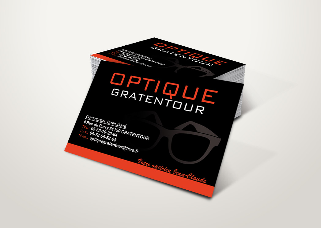 cartes visite optique gratentour